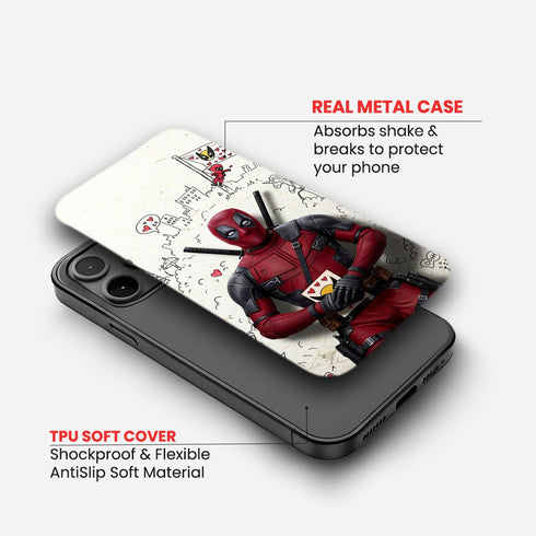 Doodle Deadpool Love Case image 2
